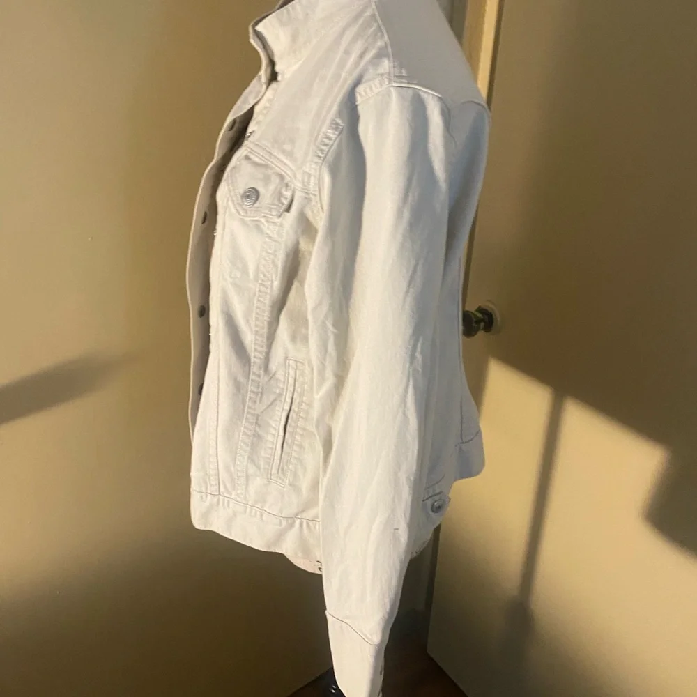 GAP Cream colored Jean Jacket - Picture 5 of 8